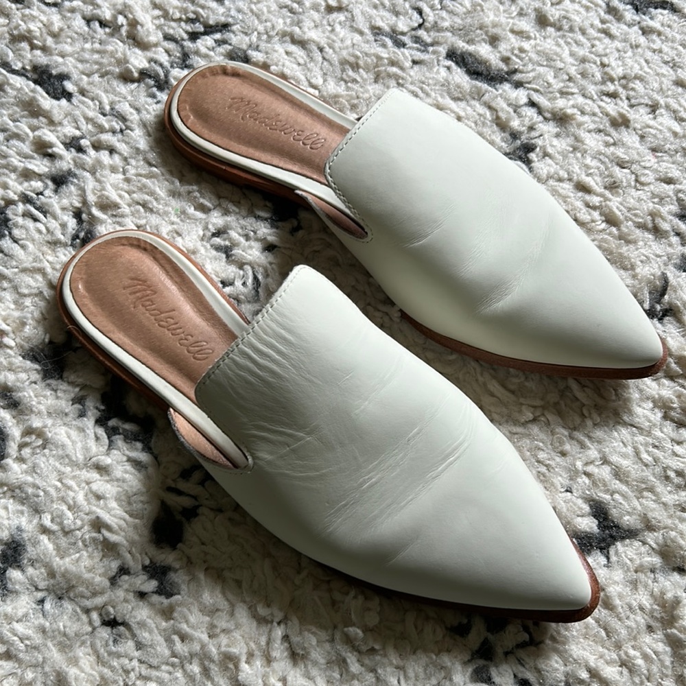 Madewell flat mules. In great condition